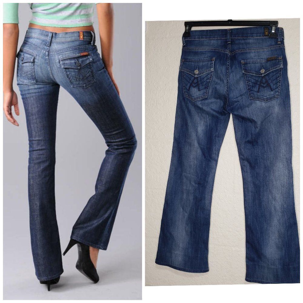 7 For All Mankind "A Pocket" Bootcut Jean Size 28